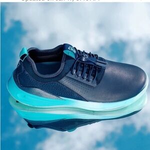 NEW Clove Classic Aqua Blue Navy Sneakers Healthcare Nursing Size W12 M10.5